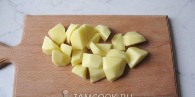 суп-пюре с тыквой и сухариками