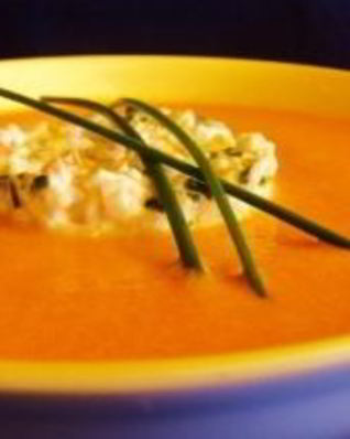 Суп-пюре со сладким перцем