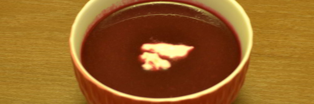 Свекольный суп-пюре