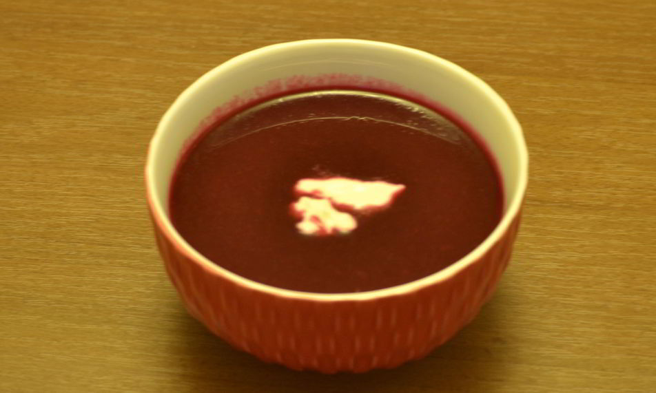 Рецепт свекольный суп-пюре