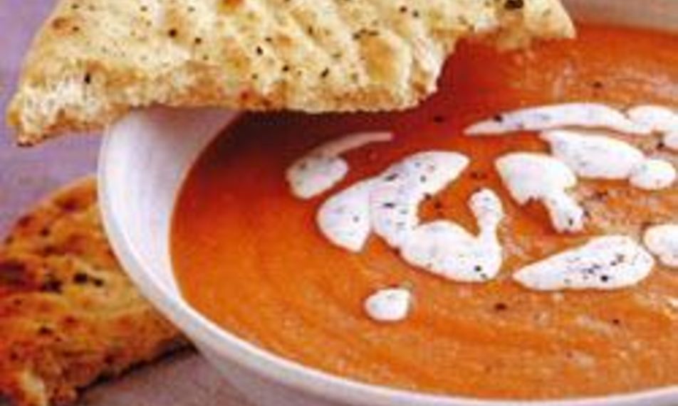 Рецепт томатный суп-пюре с чечевицей