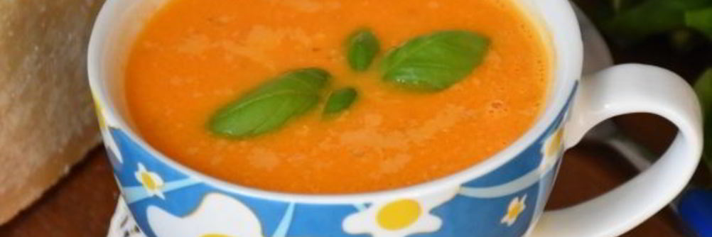 Томатный суп-пюре со сливками