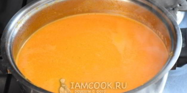 томатный суп-пюре со сливками