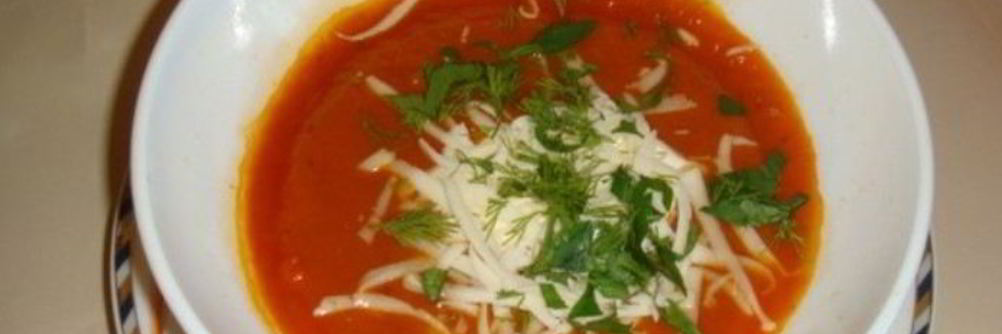 Томатный суп-пюре в мультиварке