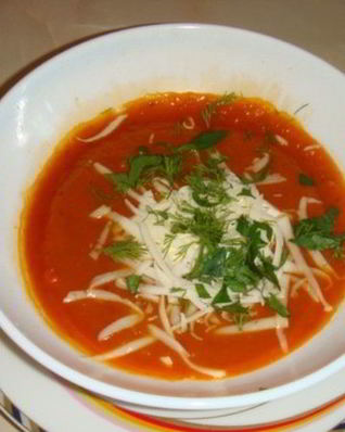 Томатный суп-пюре в мультиварке