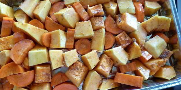 тыквенный суп-пюре с чесночными гренками