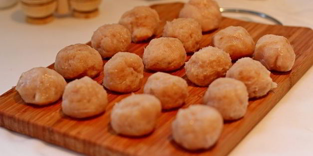 тыквенный суп-пюре с фрикадельками