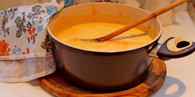 тыквенный суп-пюре с фрикадельками