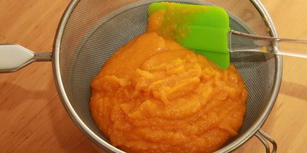 тыквенный суп-пюре с гребешками