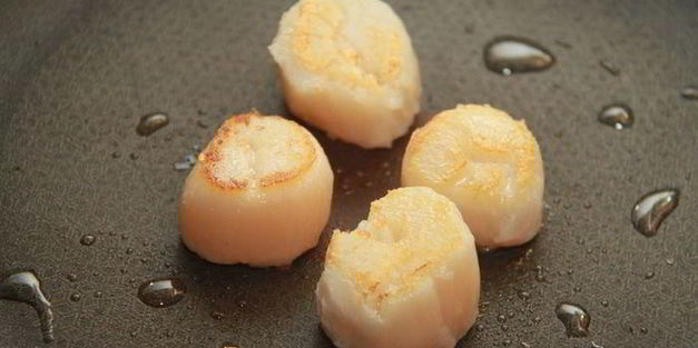 тыквенный суп-пюре с гребешками