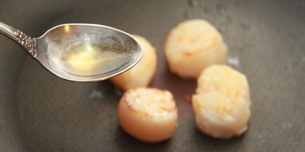 тыквенный суп-пюре с гребешками