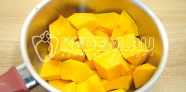 тыквенный суп-пюре с сыром