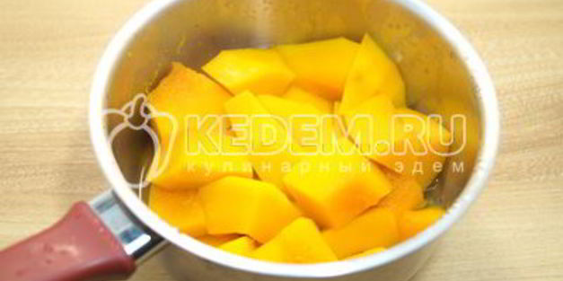 тыквенный суп-пюре с сыром