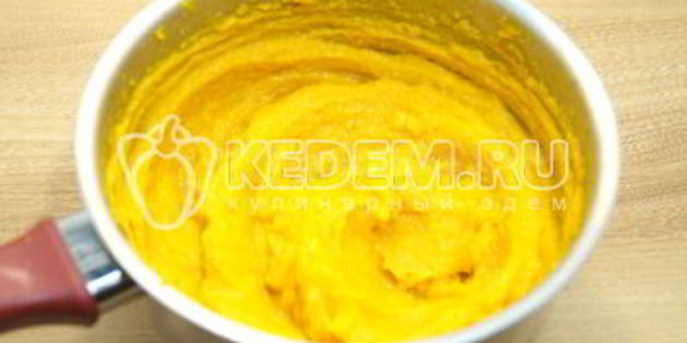 тыквенный суп-пюре с сыром