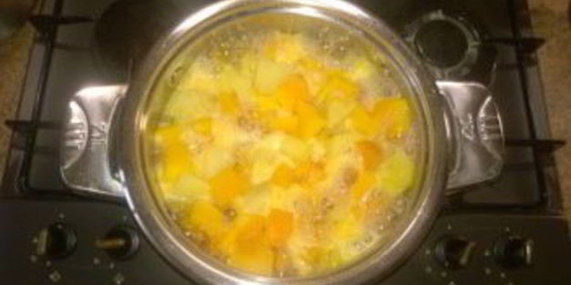 тыквенный суп-пюре со сливками