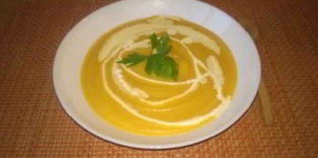 тыквенный суп-пюре со сливками