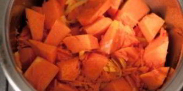 вегетарианский суп-пюре из тыквы