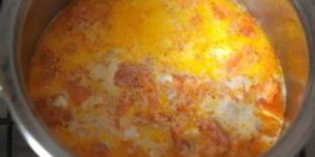 вегетарианский суп-пюре из тыквы