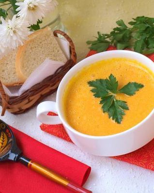 Японский морковный суп-пюре