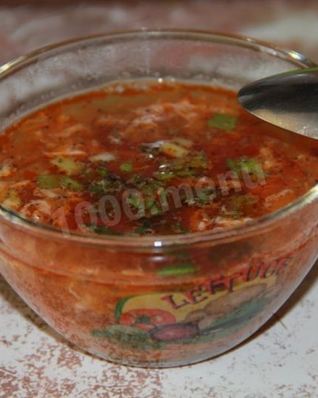 Суп с консервированной сардиной