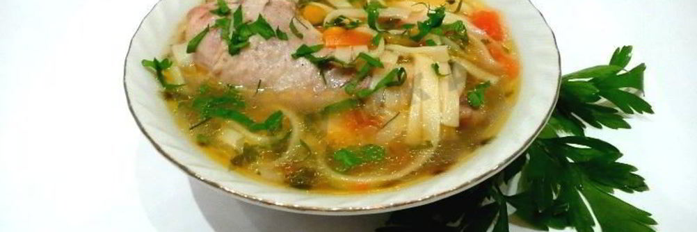 Суп с лапшой в мультиварке