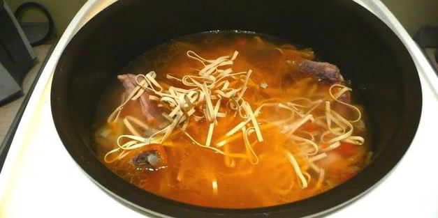 суп с лапшой в мультиварке