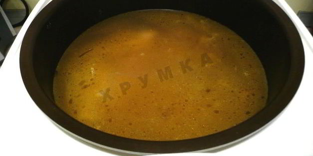 суп с лапшой в мультиварке