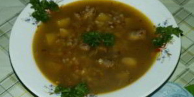 суп с печенью