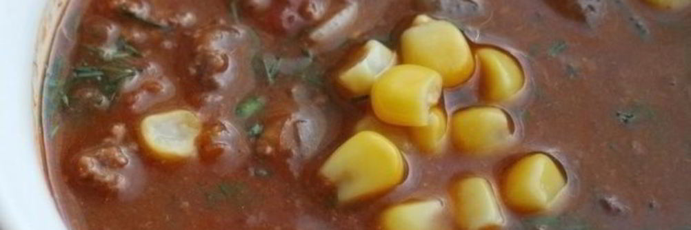 Суп с перцем чили и шоколадом