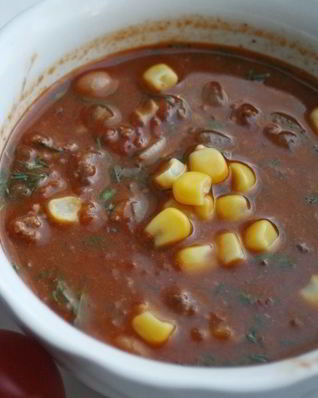 Суп с перцем чили и шоколадом