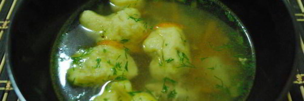 Суп с ржаными клецками