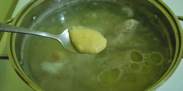 суп с ржаными клецками