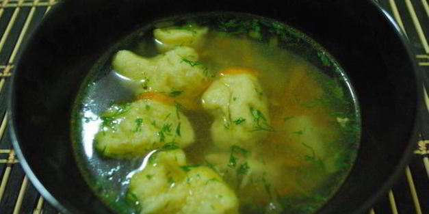 суп с ржаными клецками