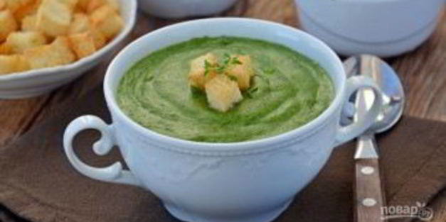 суп с сухариками