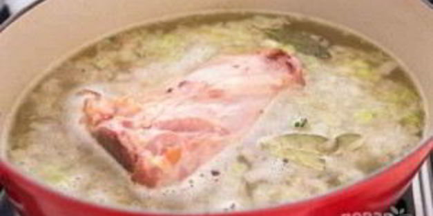 суп с ветчиной и картофелем