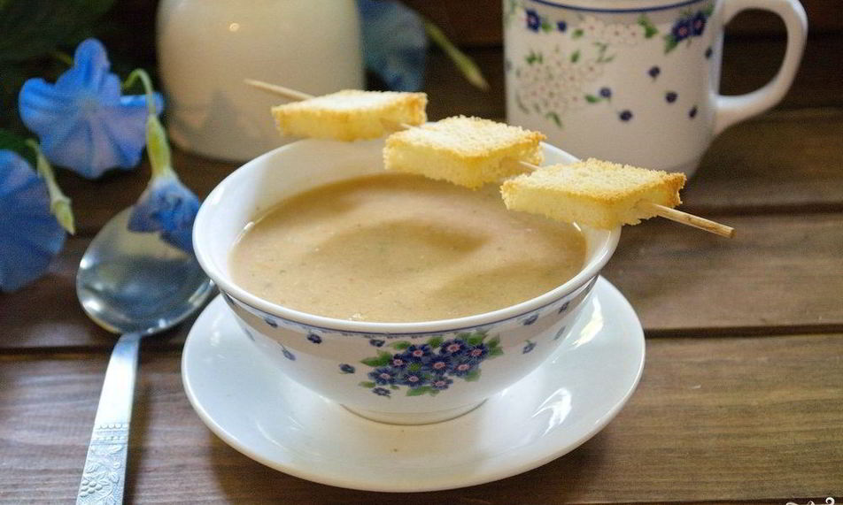 Рецепт суп с запеченными баклажанами