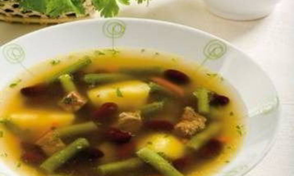 Рецепт суп с зеленой и красной фасолью