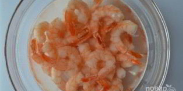 суп сырный с креветками