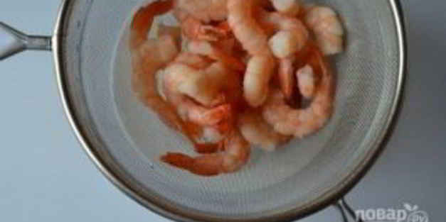 суп сырный с креветками