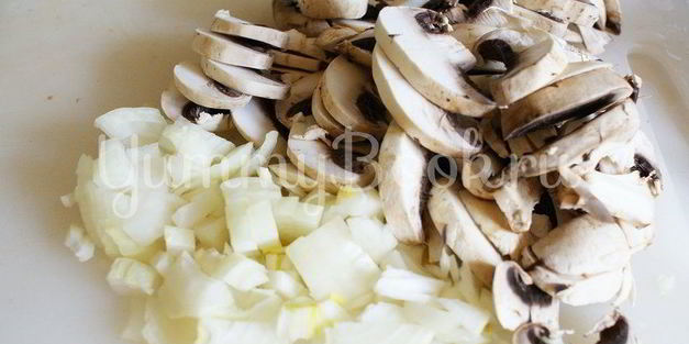 сырный суп с грибами