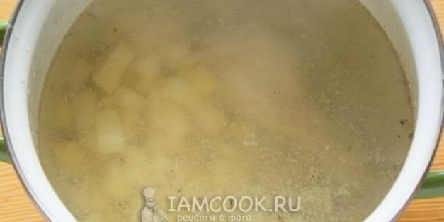 сырный суп с шампиньонами