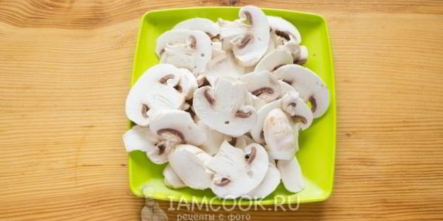 сырный суп с шампиньонами