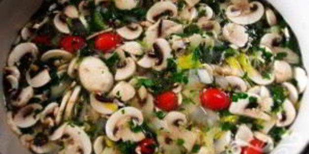 тайский куриный суп с рисом