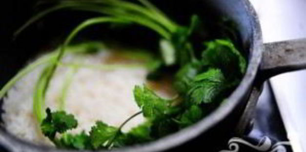 тайский куриный суп с рисом