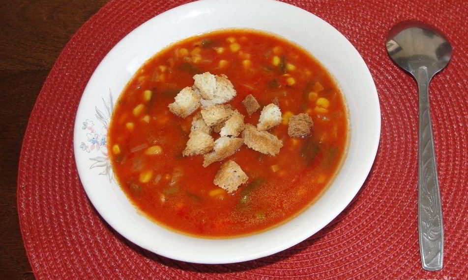 Рецепт томатный суп простой