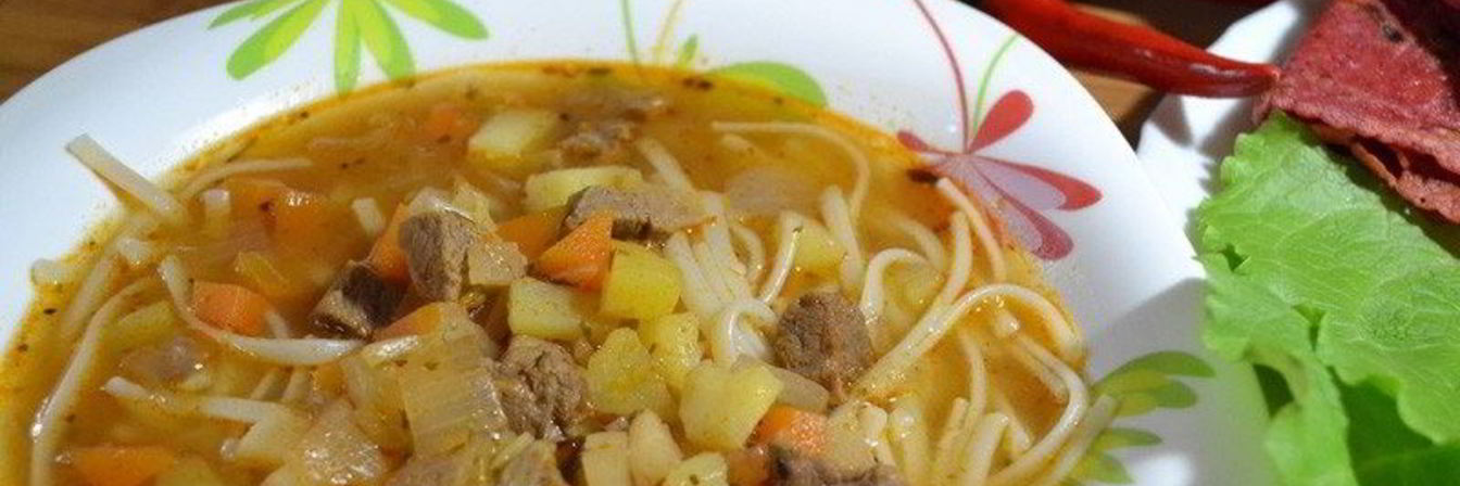 Вкусный суп из говядины