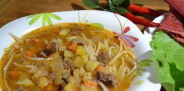 вкусный суп из говядины