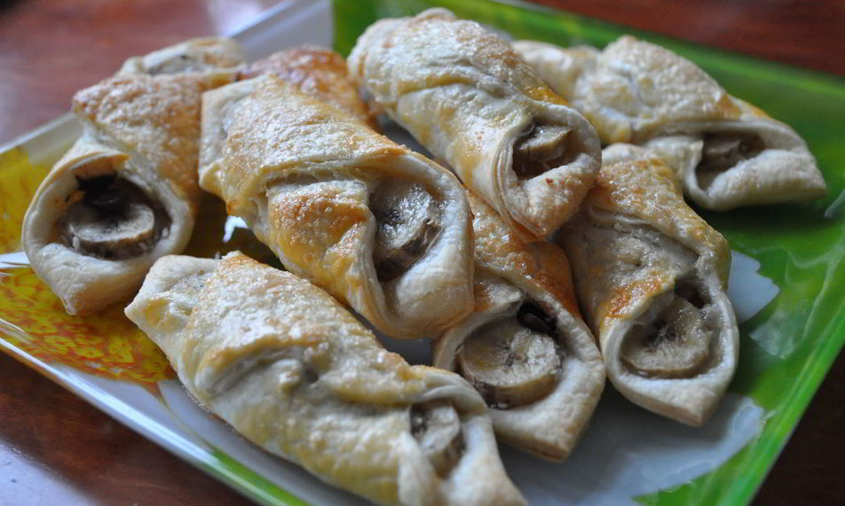 Рецепт банановые конвертики