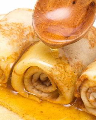 Ажурные блины на кефире заварные