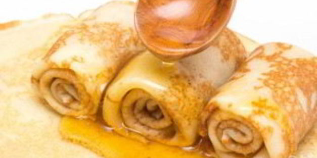 ажурные блины на кефире заварные